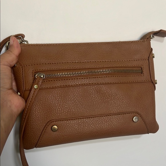 Tan Leather Crossbody Bag - Picture 8 of 8
